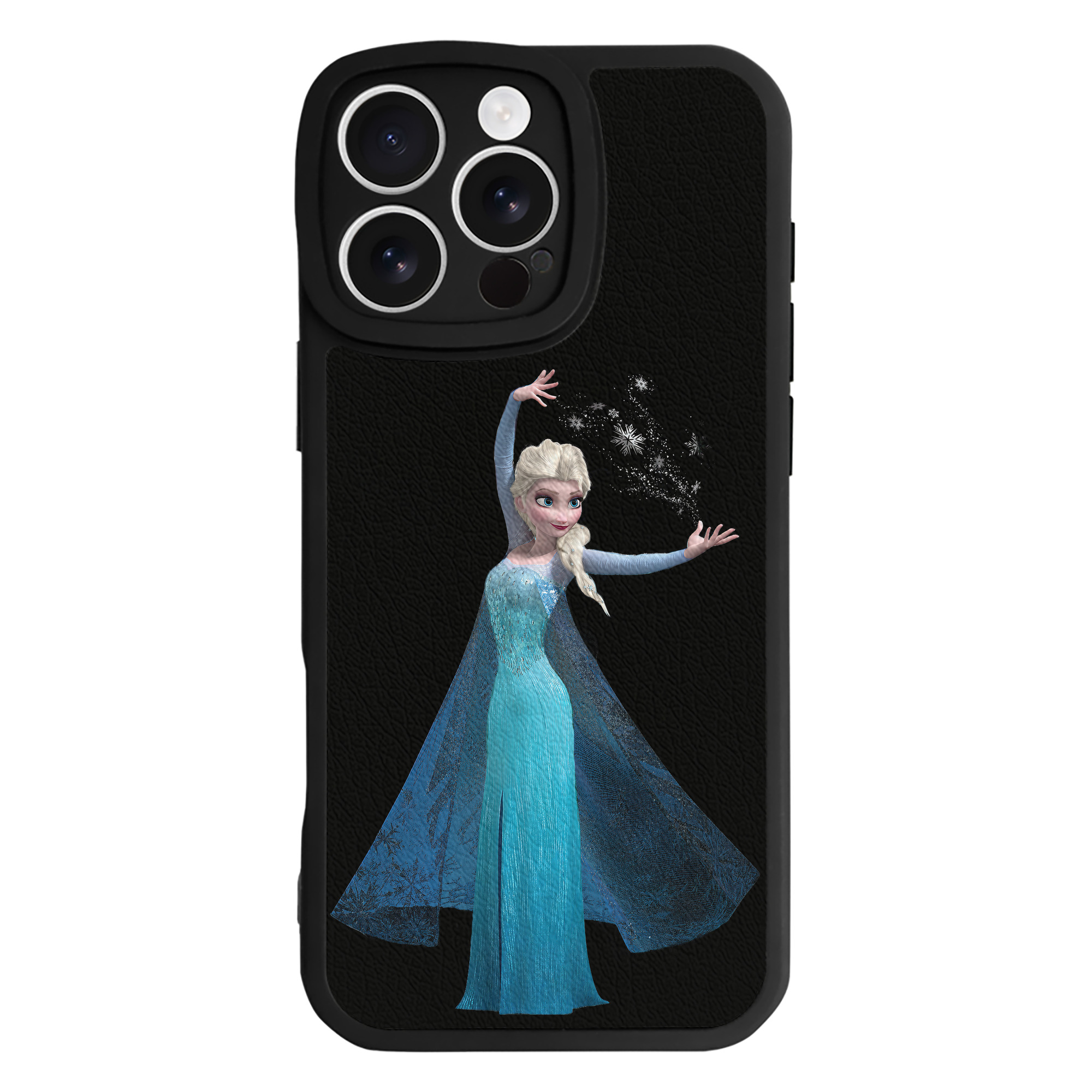 （画像用） アナと雪の女王 アンナ エルサ Frozen Anna Elsa 【iPhone 16シリーズ対応】シリコンスマホケース（レザー調） 材質：シリコン